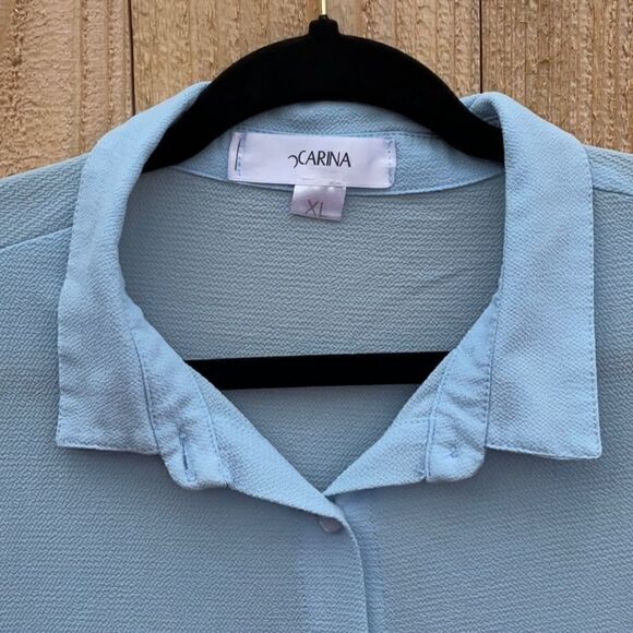 Take 50% OFF- Carina Curved Hem Shirt Dress, Size-XL - Picture 7 of 13